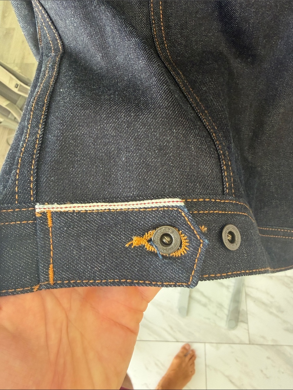 Men’s Brave Star Selvedge Denim Jacket - Like New size large mens - Picture 4 of 8